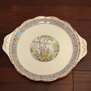 Royal Albert Silver Birch Cake Plate Platter